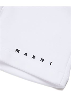 bermuda in cotone bianco MARNI KIDS | M01666M00V00M100